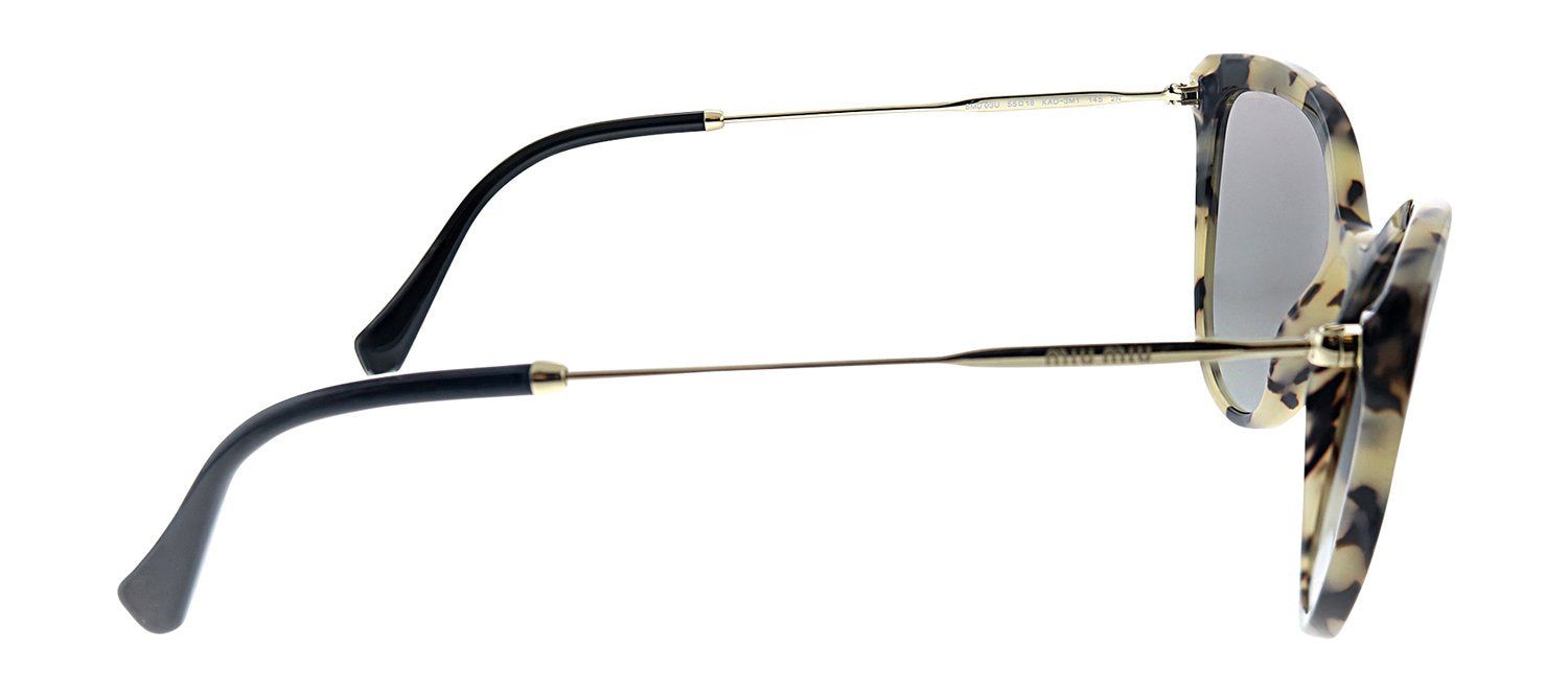 Miu Miu MU 03US KAD3M1 Cat-Eye Plastic Tortoise Sunglasses with Grey Gradient Lens sold by Gaffos product image thumbnail 3