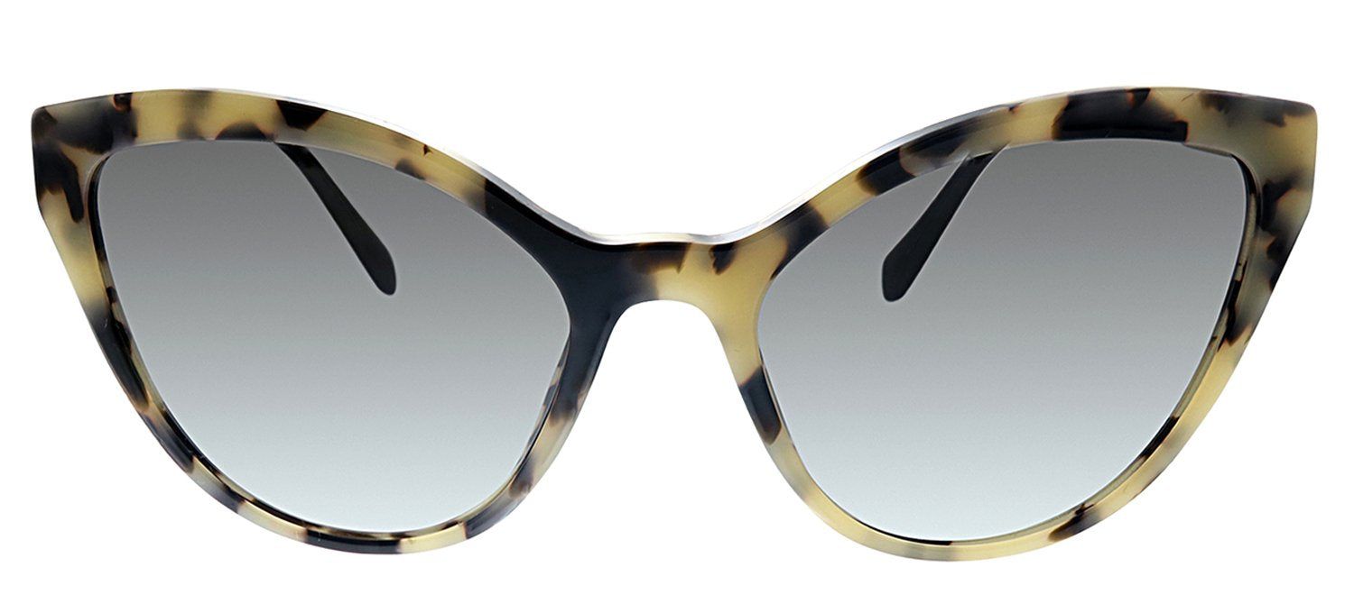 Miu Miu MU 03US KAD3M1 Cat-Eye Plastic Tortoise Sunglasses with Grey Gradient Lens sold by Gaffos