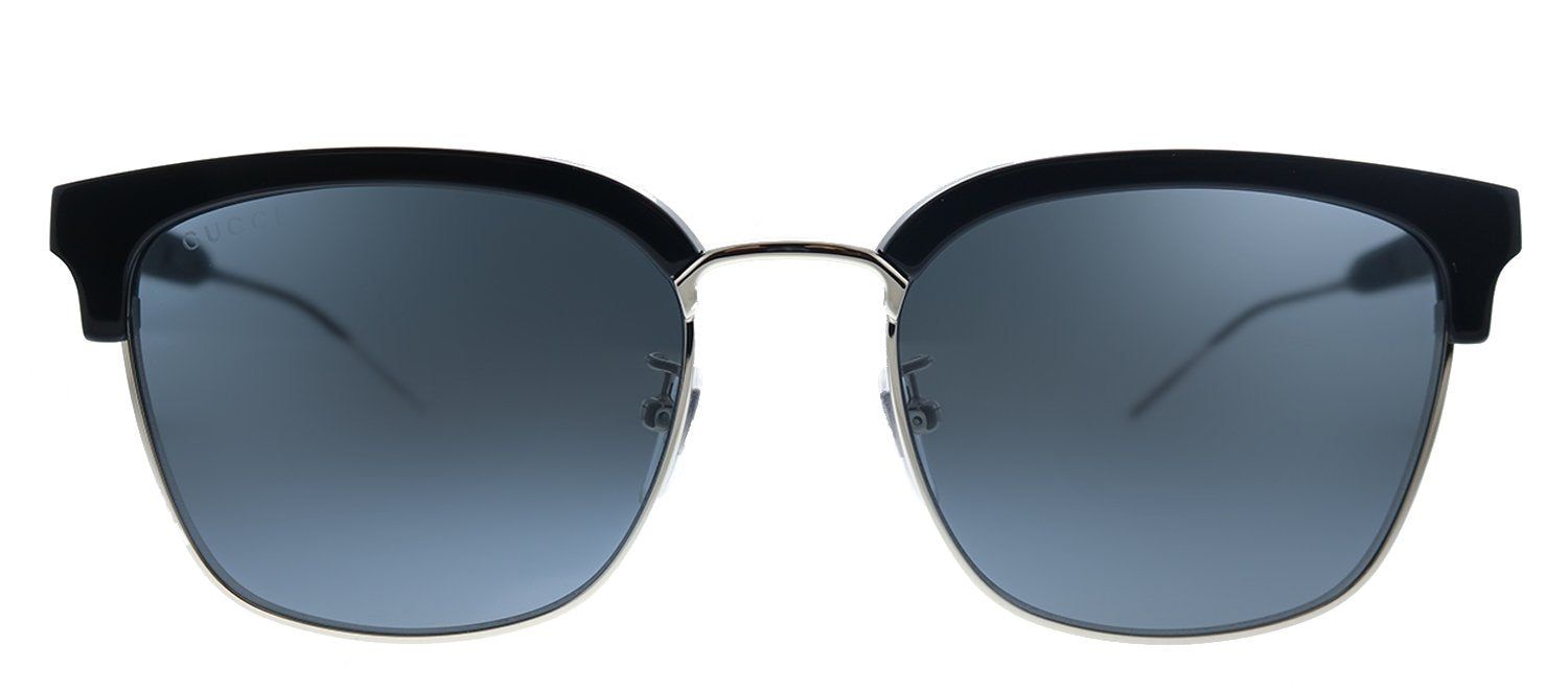 Gucci GG 0846SK 001 Rectangle Acetate Black Sunglasses with Grey Lens sold by Gaffos