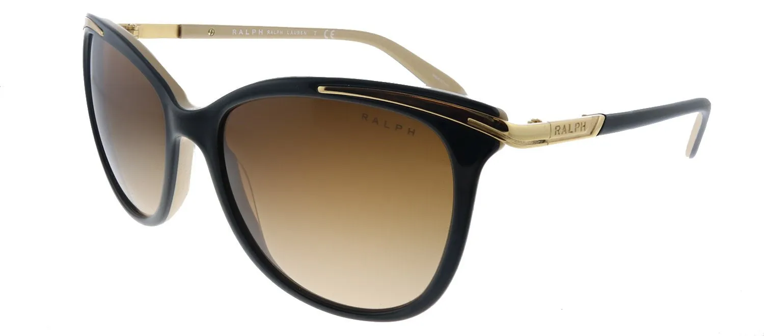 Ralph by Ralph Lauren RA 5203 109013 Cat-Eye Plastic Black Sunglasses with Brown Gradient Lens sold by Gaffos product image thumbnail 2