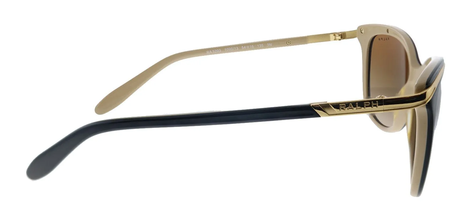 Ralph by Ralph Lauren RA 5203 109013 Cat-Eye Plastic Black Sunglasses with Brown Gradient Lens sold by Gaffos product image thumbnail 3