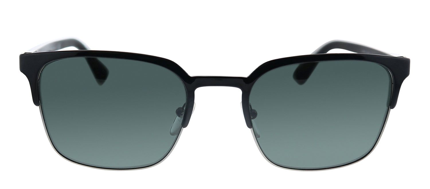 Prada PR 61SS 1AB3O1 Square Metal Black Sunglasses with Grey Gradient Lens sold by Gaffos