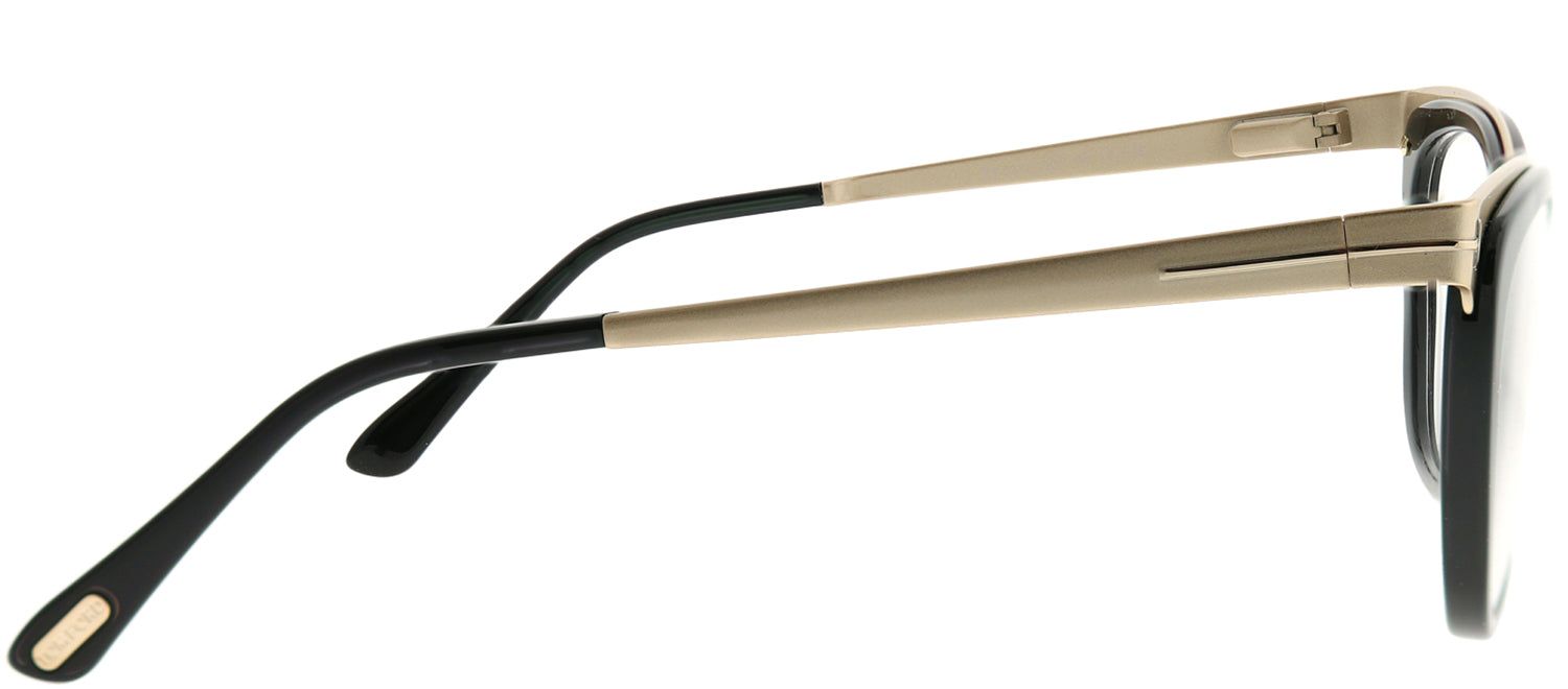 Tom Ford FT 5374 001 Cat-Eye Metal Black Eyeglasses with Demo Lens sold by Gaffos product image thumbnail 3