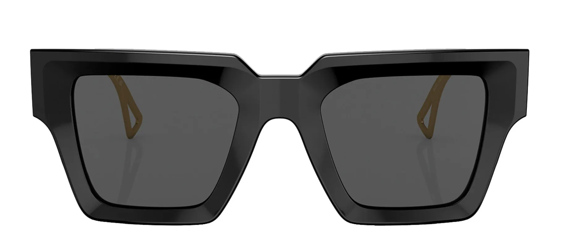 Versace VE 4431 GB1/87 Square Plastic Black Sunglasses with Grey Lens sold by Gaffos