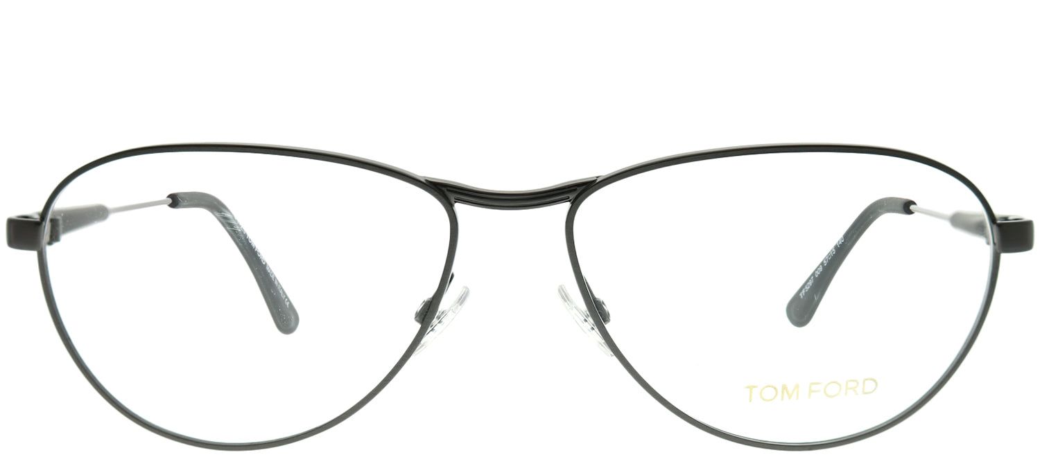 Tom Ford FT 5297 009 Aviator Metal Grey Eyeglasses with Demo Lens sold by Gaffos