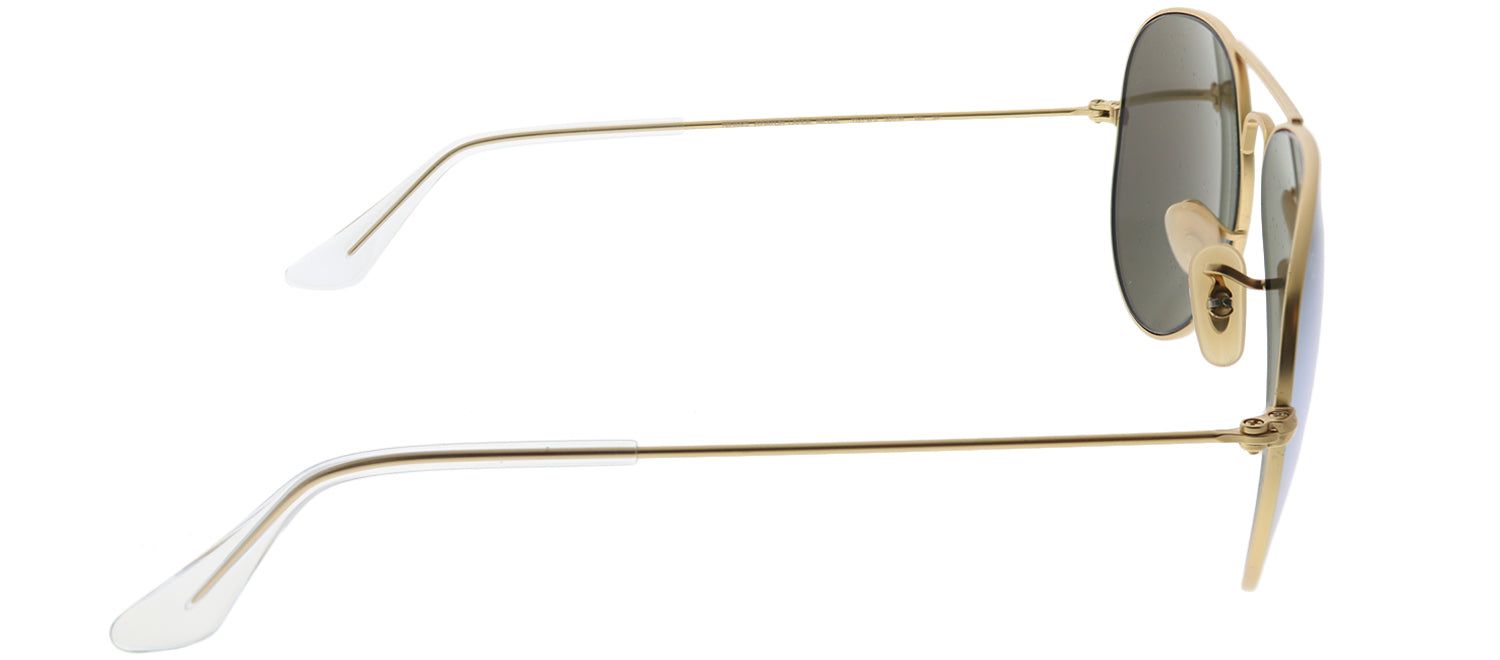 Ray-Ban RB 3025 112/W3 Aviator Metal Gold Sunglasses with Blue Mirror Polarized Lens sold by Gaffos product image thumbnail 3