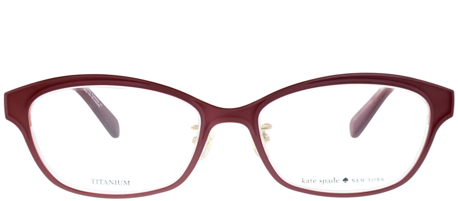 Kate Spade KS Melonie/F OEN Cat-Eye Metal Burgundy/ Red Eyeglasses with Demo Lens sold by Gaffos