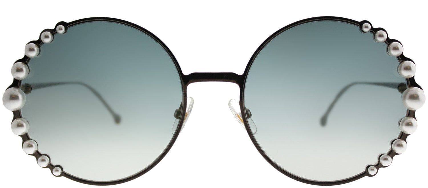 Fendi FF 0295 J7D EZ Round Metal Bronze Sunglasses with Silver Mirror Lens sold by Gaffos