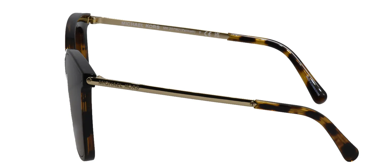 Michael Kors ZERMATT MK 2079U 333313 Square Plastic Tortoise Sunglasses with Grey Gradient Lens sold by Gaffos product image thumbnail 4