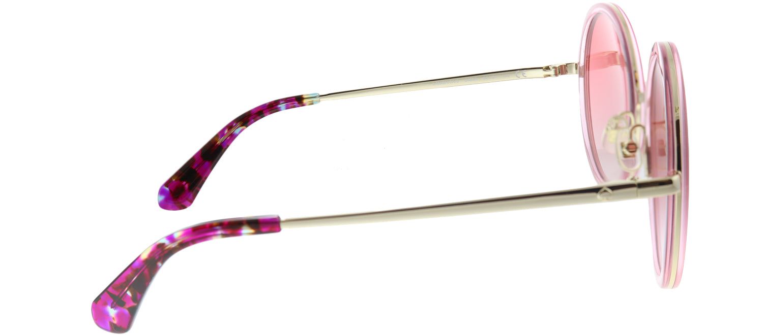 Kate Spade KS Lamonica S45 Round Plastic Pink Sunglasses with Pink Gradient Lens sold by Gaffos product image thumbnail 3
