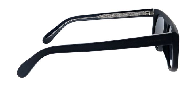 Givenchy GV 7125/S 003 IR Rectangle Plastic Black Sunglasses with Grey Gradient Lens sold by Gaffos