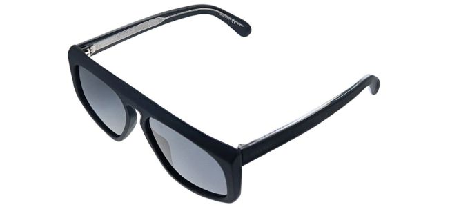 Givenchy GV 7125/S 003 IR Rectangle Plastic Black Sunglasses with Grey Gradient Lens sold by Gaffos