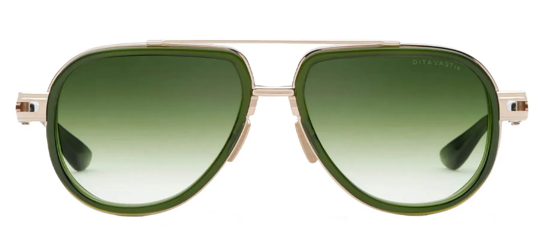 Dita DT DTS441 A-03 Aviator Metal Gold Sunglasses with Green Gradient Lens sold by Gaffos