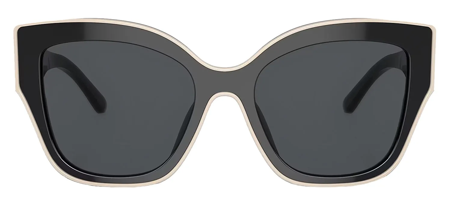 Tory Burch TY 7184U 192987 Butterfly Plastic Black Sunglasses with Grey Lens sold by Gaffos