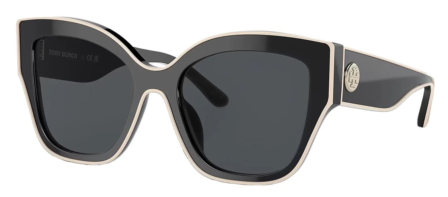 Tory Burch TY 7184U 192987 Butterfly Plastic Black Sunglasses with Grey Lens sold by Gaffos product image thumbnail 2
