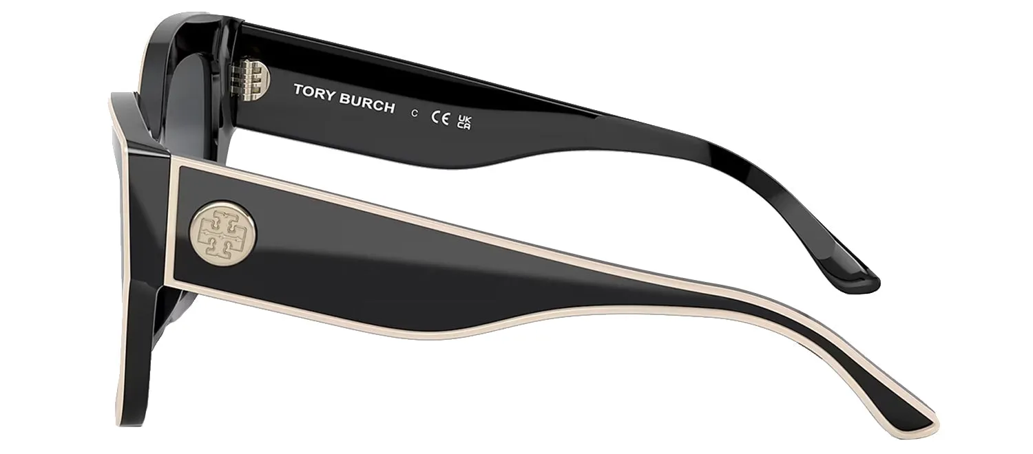 Tory Burch TY 7184U 192987 Butterfly Plastic Black Sunglasses with Grey Lens sold by Gaffos product image thumbnail 3