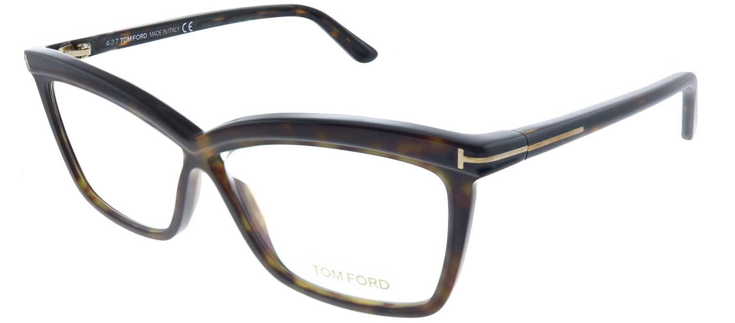 Tom Ford FT 5470 052 Butterfly Plastic Tortoise/ Havana Eyeglasses with Demo Lens sold by Gaffos product image thumbnail 2