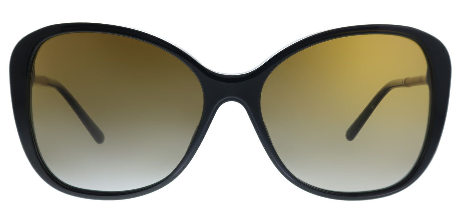 Burberry BE 4235Q 3001T5 Butterfly Plastic Black Sunglasses with Brown Gradient Polarized Lens sold by Gaffos