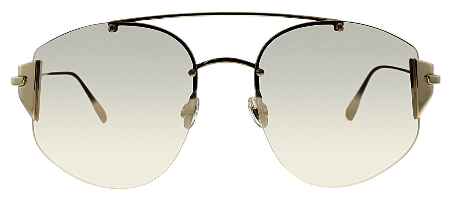 Dior CD Stronger J5G SQ Pilot Metal Gold Sunglasses with Gold Gradient Lens sold by Gaffos