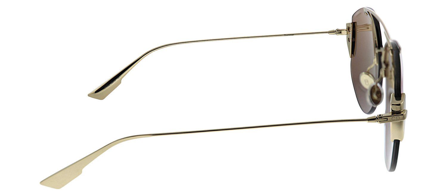 Dior CD Stronger J5G SQ Pilot Metal Gold Sunglasses with Gold Gradient Lens sold by Gaffos product image thumbnail 3