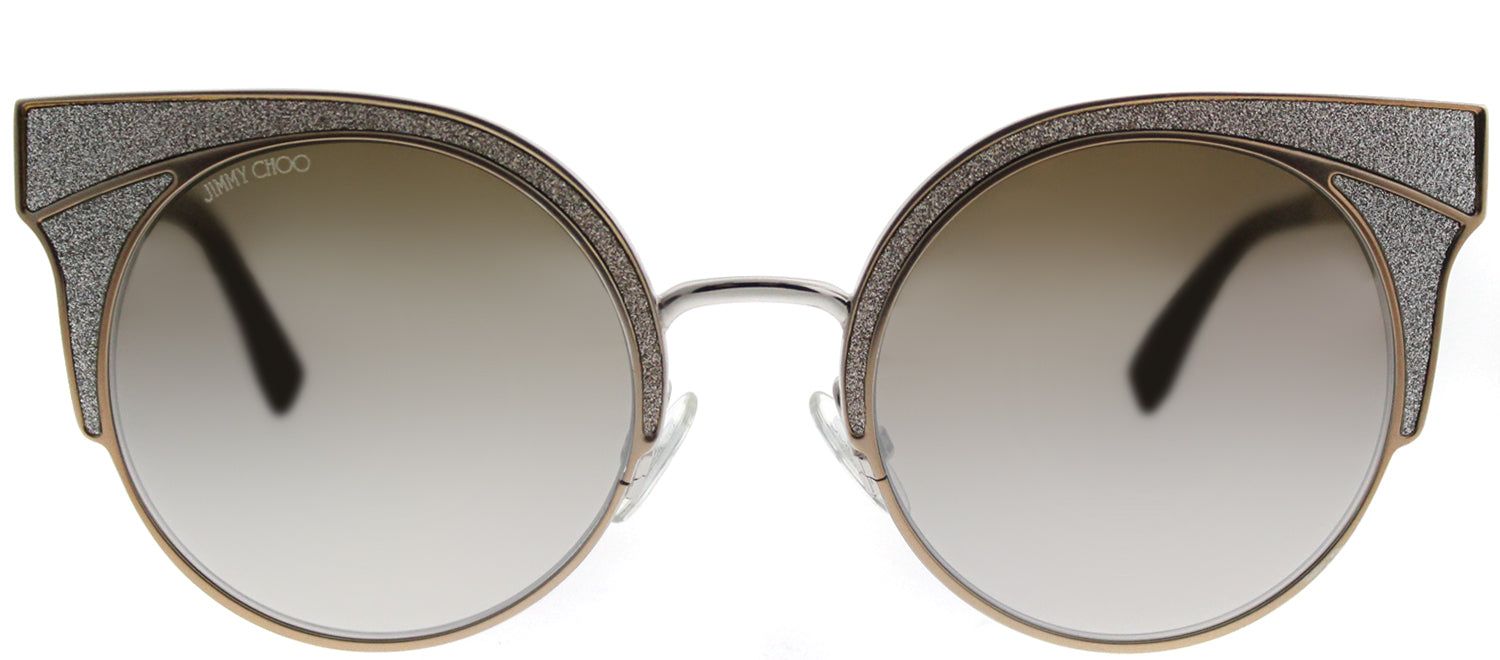 Jimmy Choo JC Ora 1KL Fashion Metal Beige Sunglasses with Gold Mirror Lens sold by Gaffos
