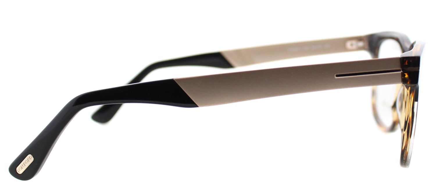 Tom Ford FT 5372 005 Rectangle Metal Black Eyeglasses with Demo Lens sold by Gaffos product image thumbnail 3