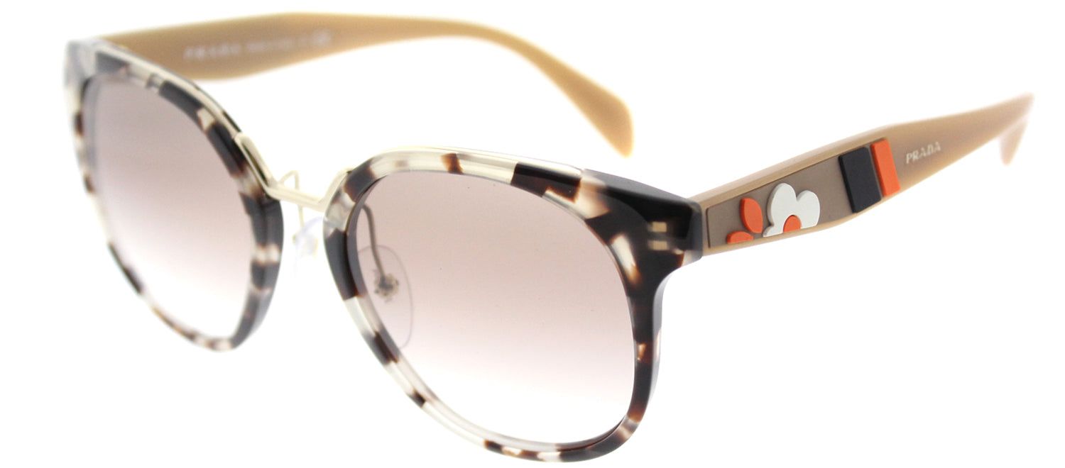 Prada PR 17TS UAO1L0 Square Plastic Brown Sunglasses with Brown Gradient Lens sold by Gaffos product image thumbnail 2