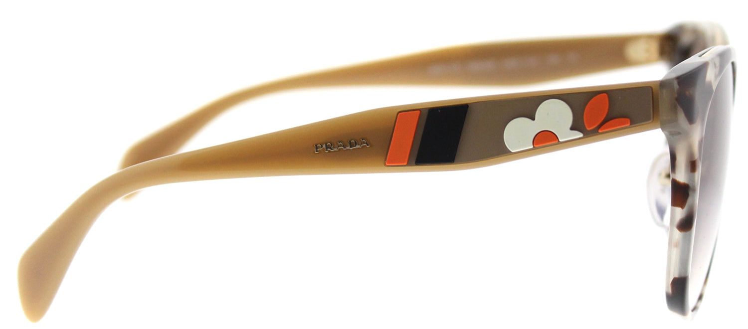 Prada PR 17TS UAO1L0 Square Plastic Brown Sunglasses with Brown Gradient Lens sold by Gaffos product image thumbnail 3