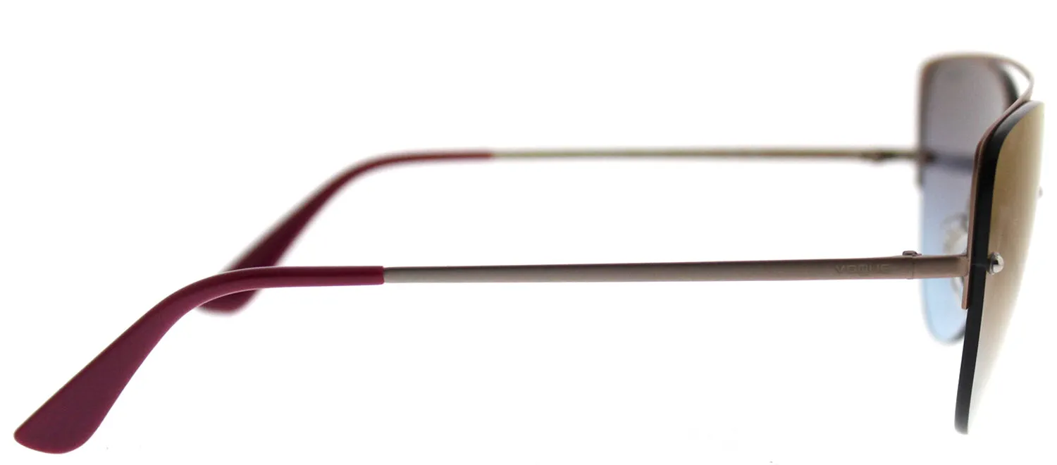 Vogue VO 4074S 5075H7 Cat-Eye Metal Gold Sunglasses with Pink Gradient Mirror Lens sold by Gaffos product image thumbnail 3