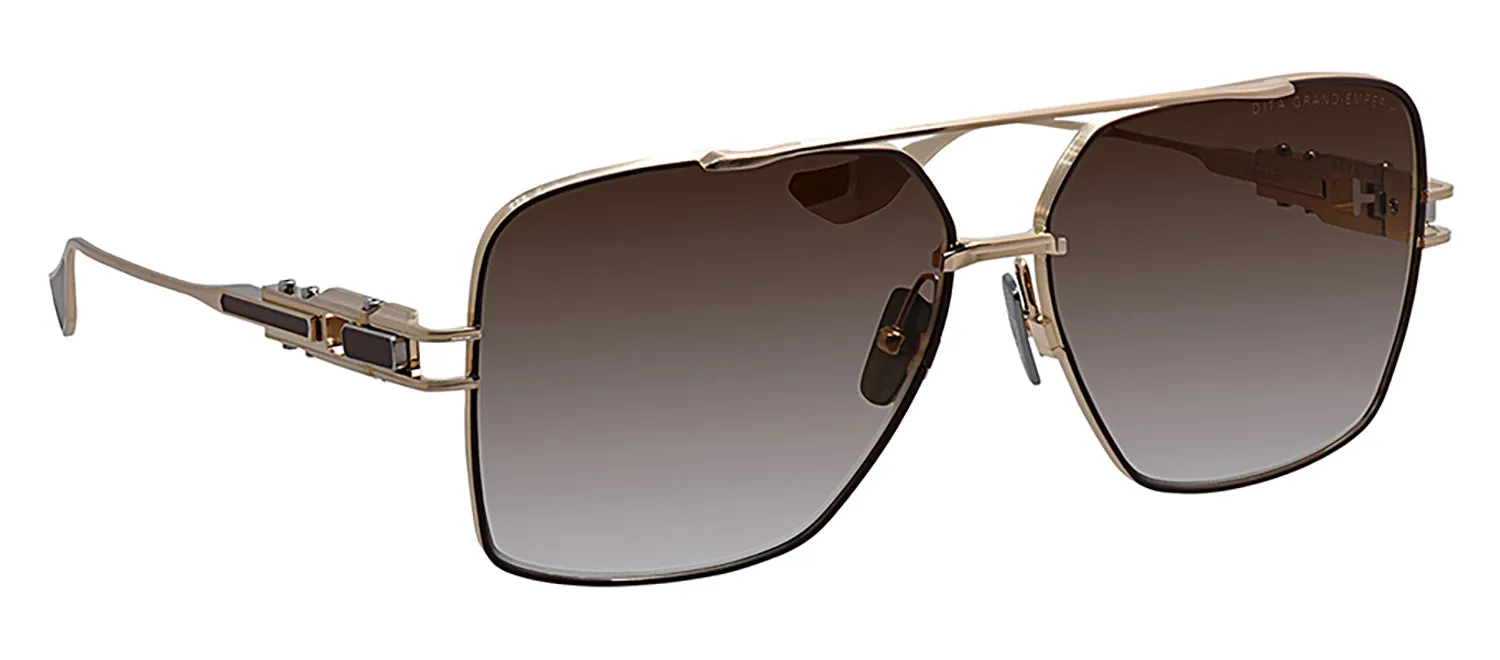 Dita GRAND EMPERIK DT DTS159 A-05 Aviator Metal Gold Sunglasses with Brown Gradient Lens sold by Gaffos product image thumbnail 2