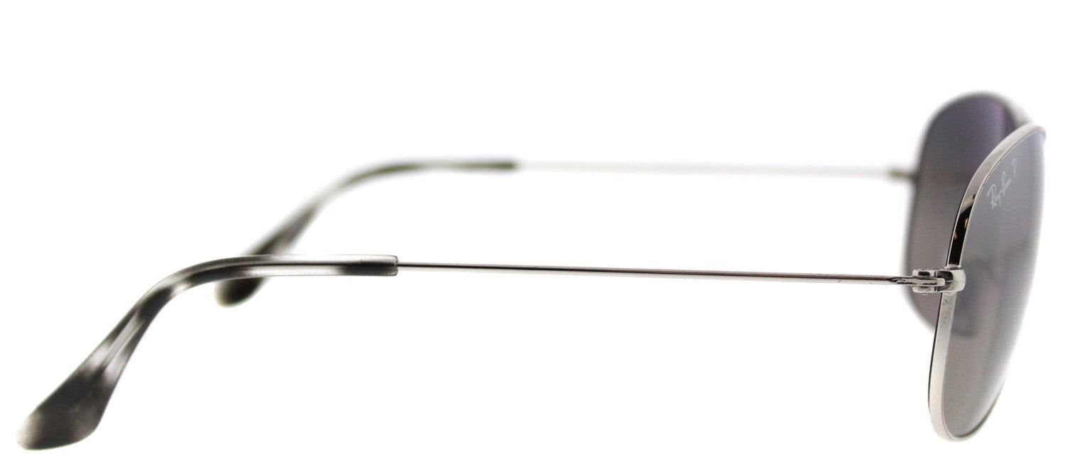 Ray-Ban RB 3562 003/5J Aviator Metal Silver Sunglasses with Silver Mirrored Chromance Polarized Lens sold by Gaffos product image thumbnail 3