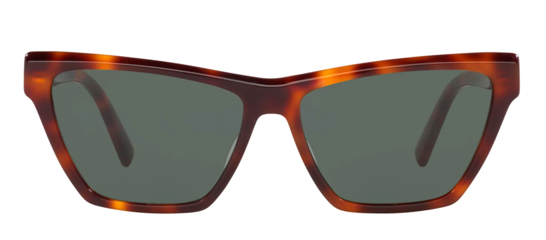 Saint Laurent SL M103 3 Cat-Eye Plastic Havana Sunglasses with Green Lens sold by Gaffos