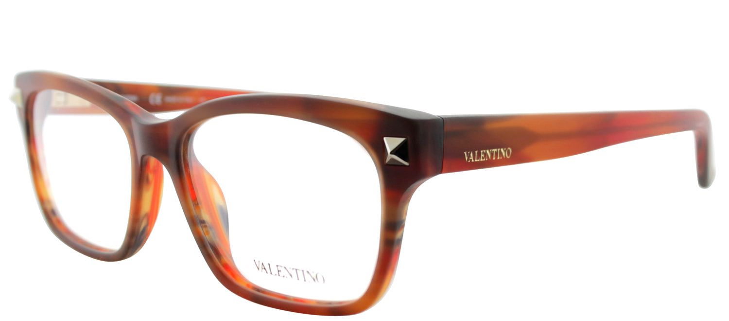 Valentino VL 2667 260 Rectangle Plastic Brown Eyeglasses with Demo Lens sold by Gaffos product image thumbnail 2