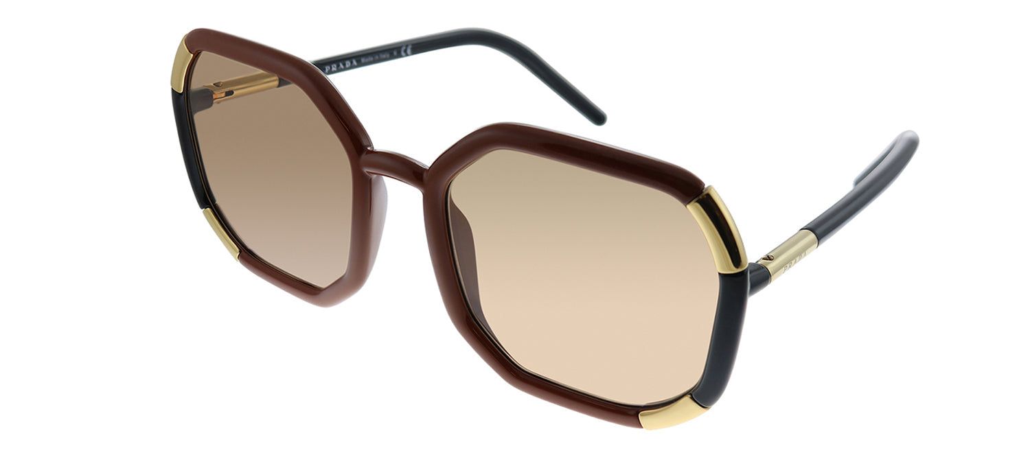 Prada PR 20XS 03F1P1 Square Plastic Brown Sunglasses with Brown Lens sold by Gaffos product image thumbnail 2