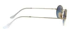 Ray-Ban RB 3547 001/3M Oval Metal Gold Sunglasses with Blue Gradient Lens sold by Gaffos