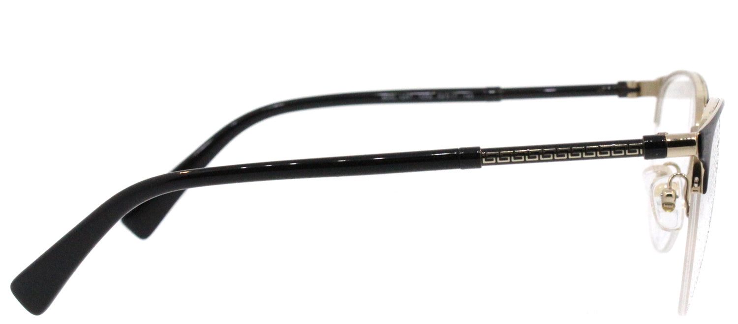 Versace VE 1247 1252 Round Metal Black Eyeglasses with Demo Lens sold by Gaffos product image thumbnail 3