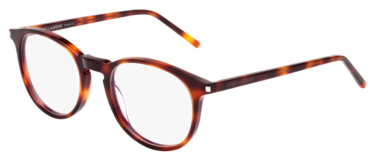 Saint Laurent SL 106 002 Round Acetate Havana Eyeglasses with Demo Lens sold by Gaffos product image thumbnail 2