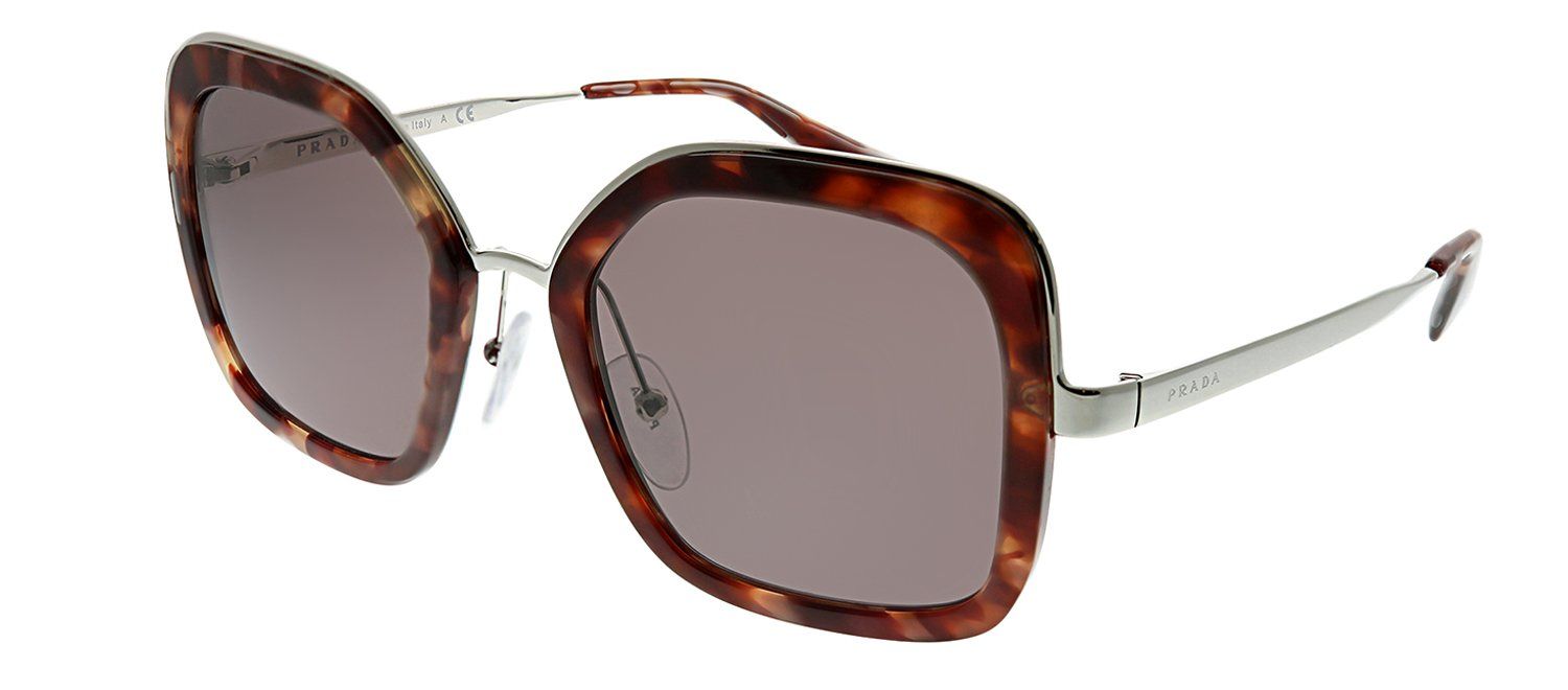 Prada PR 57US UE06X1 Square Plastic Havana Sunglasses with Brown Gradient Lens sold by Gaffos product image thumbnail 2