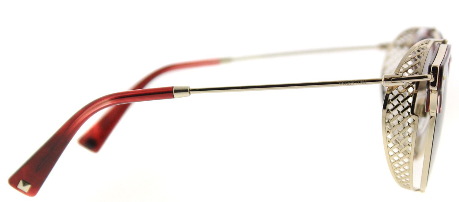 Valentino VA 2008Z 302013 Round Metal Gold Sunglasses with Brown Gradient Lens sold by Gaffos product image thumbnail 3