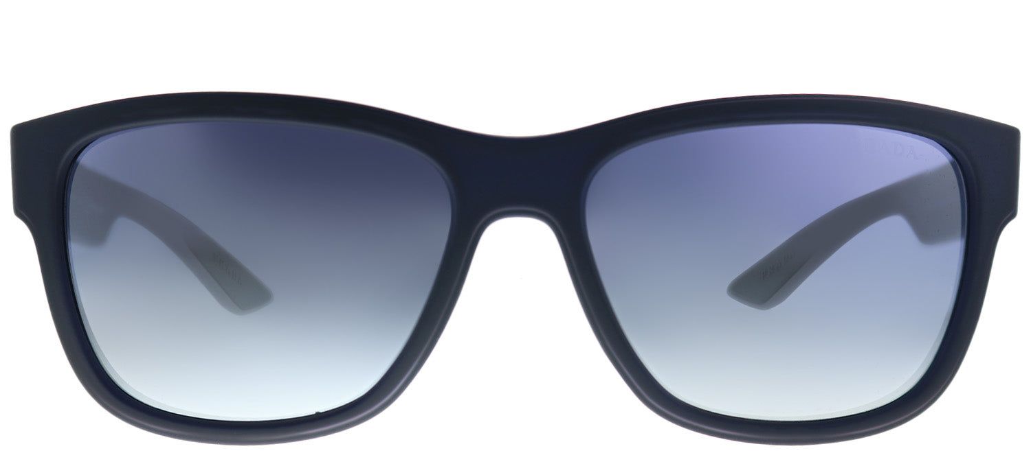 Prada Linea Rossa PS 03QS UR73A0 Rectangle Plastic Blue Sunglasses with Blue Gradient Lens sold by Gaffos