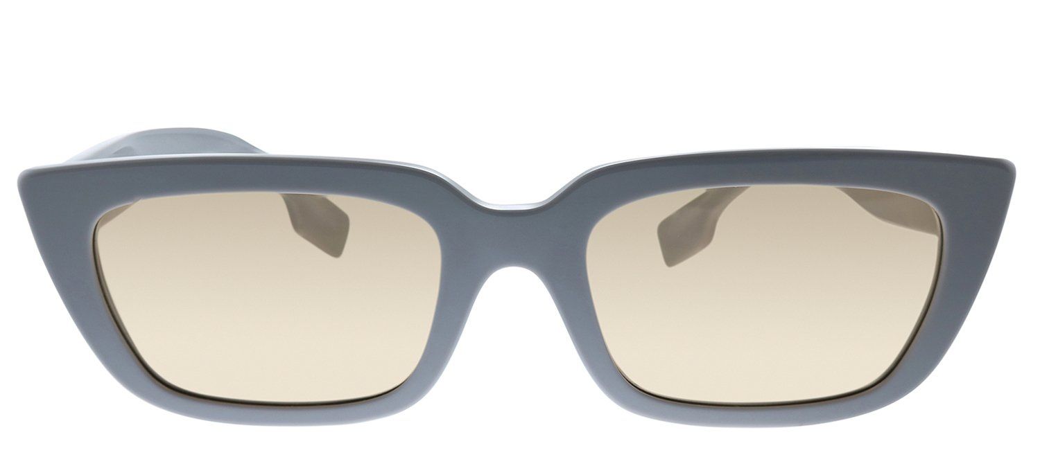 Burberry BE 4321 388073 Rectangle Plastic Grey Sunglasses with Brown Lens sold by Gaffos