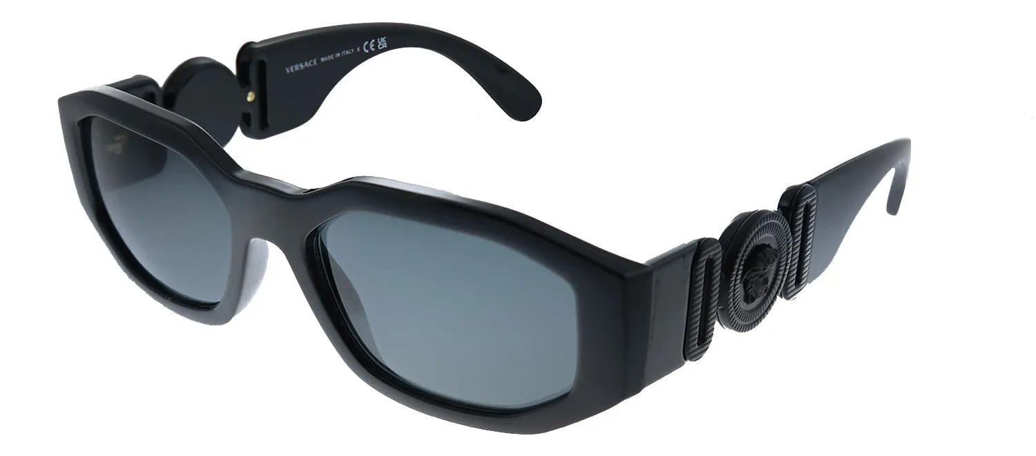 Versace VE 4361 536087 Geometric Plastic Black Sunglasses with Grey Lens sold by Gaffos product image thumbnail 2