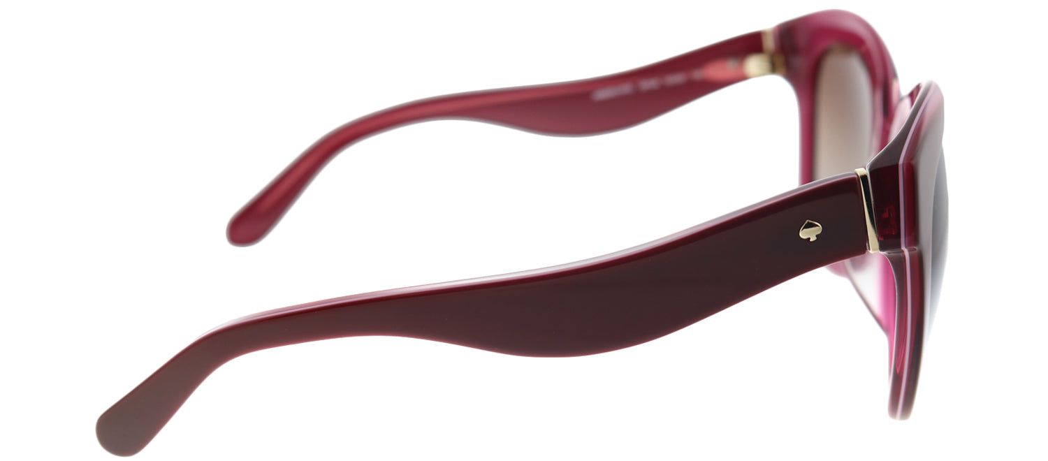 Kate Spade KS Amberly/F/S OFH Cat-Eye Plastic Burgundy/ Red Sunglasses with Brown Gradient Lens sold by Gaffos product image thumbnail 3