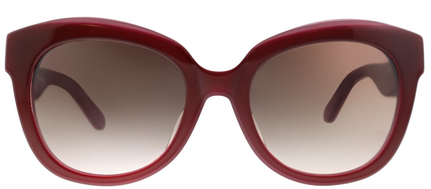 Kate Spade KS Amberly/F/S OFH Cat-Eye Plastic Burgundy/ Red Sunglasses with Brown Gradient Lens sold by Gaffos
