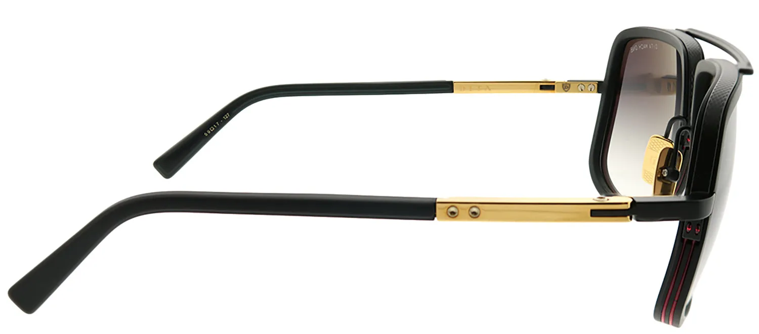 Dita Mach-One DT DRX-2030-G-BLK-18K Aviator Plastic Black Sunglasses with Dark Grey Gradient AR Lens sold by Gaffos product image thumbnail 3