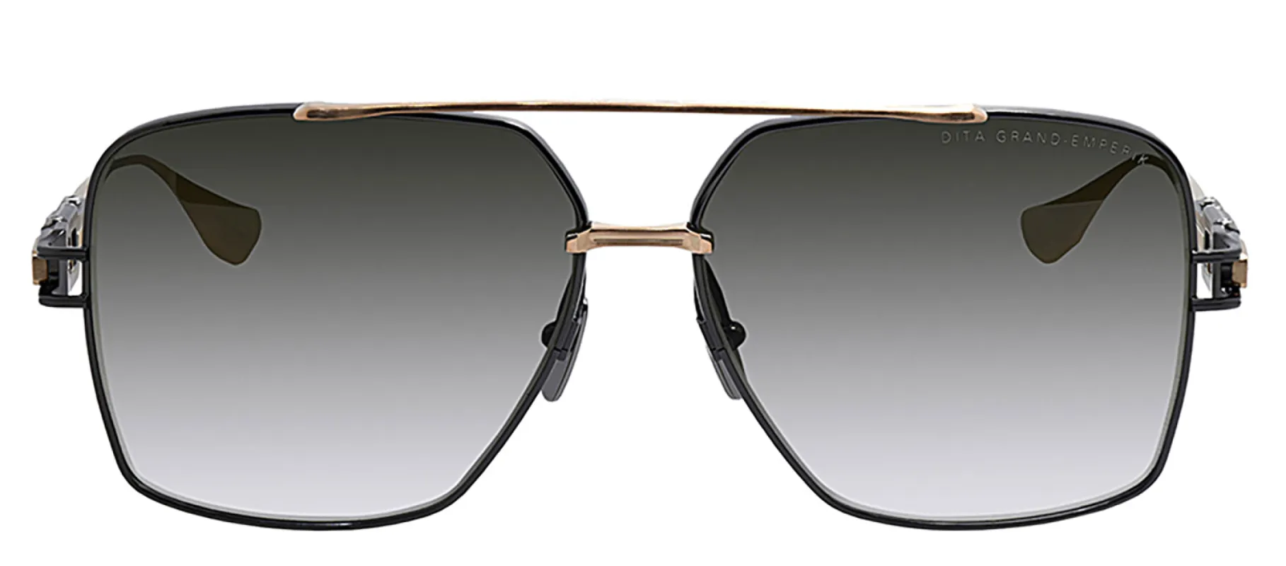 Dita GRAND-EMPERIK DT DTS159 A-03 Aviator Metal Gold Sunglasses with Green Gradient Lens sold by Gaffos