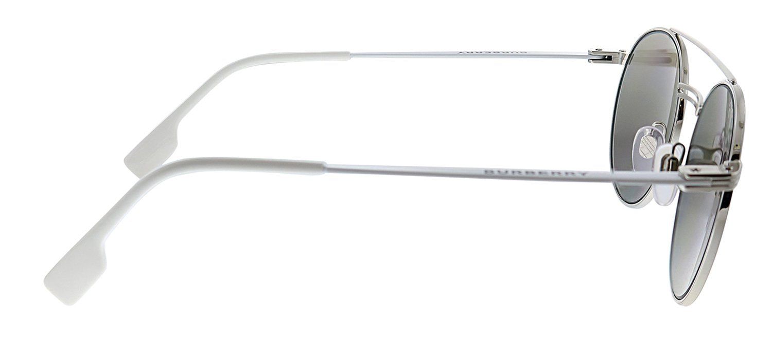Burberry BE 3109 12946G Round Metal Silver Sunglasses with Silver Mirror Lens sold by Gaffos product image thumbnail 3