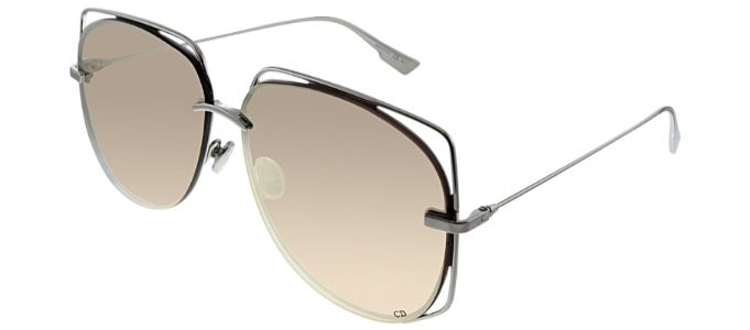 Dior CD Stellaire6 010 Pilot Metal Silver Sunglasses with Gold Gradient Lens sold by Gaffos