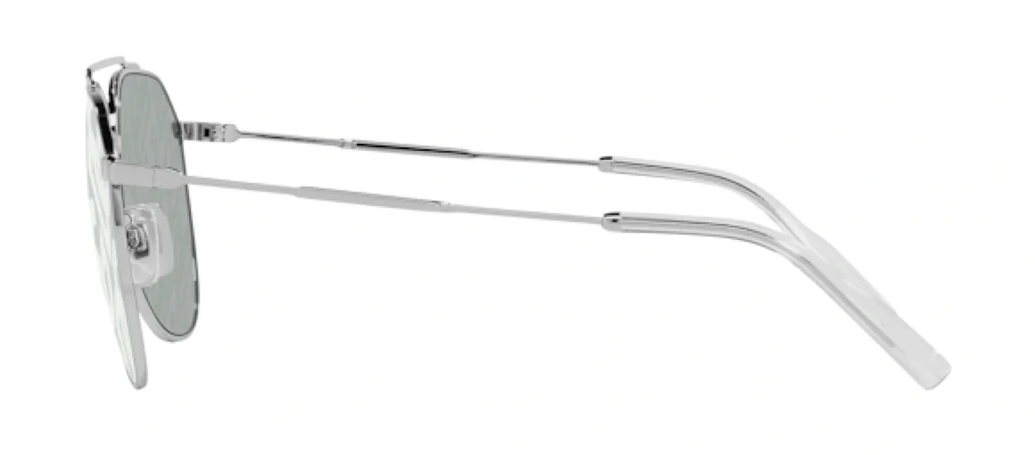 Dolce & Gabbana DG 2296 05/AL Aviator Metal Silver Sunglasses with Silver Mirror Lens sold by Gaffos product image thumbnail 3