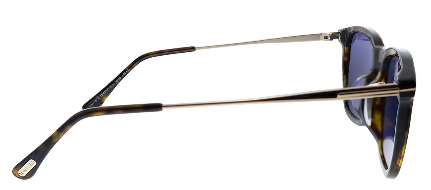 Tom Ford FT 0625F 52V Rectangle Plastic Havana Sunglasses with Blue Lens sold by Gaffos product image thumbnail 3